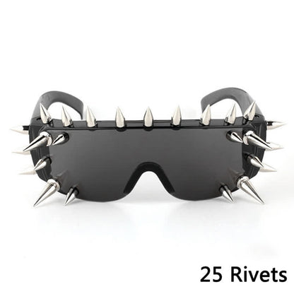 Rivet Decor Y2K Cyberpunk Hipster Sunglasses