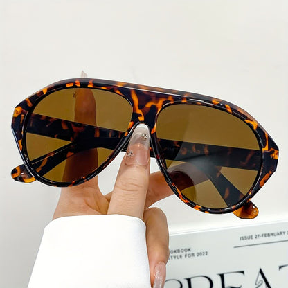 Hipster Oversized Frame Aviator Sunglasses