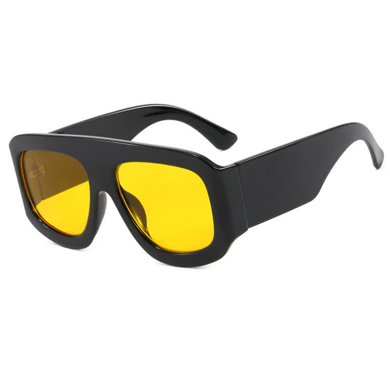 Oversized Square Frame Hipster Sunglasses