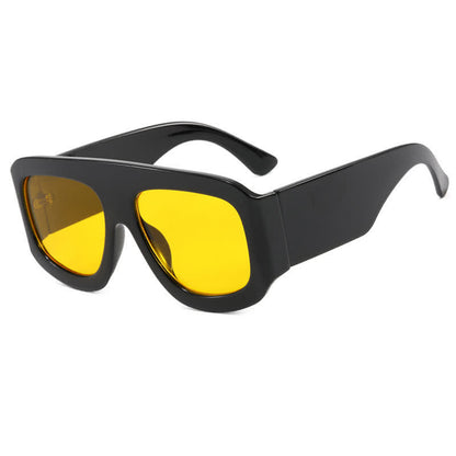 Oversized Square Frame Hipster Sunglasses