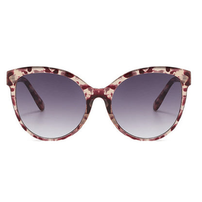 Cat-Eye Oversized Frame Hipster Sunglasses
