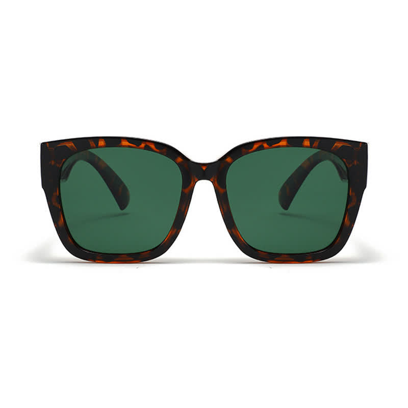 Fit Over Glasses Square Frame Polarized Sunglasses