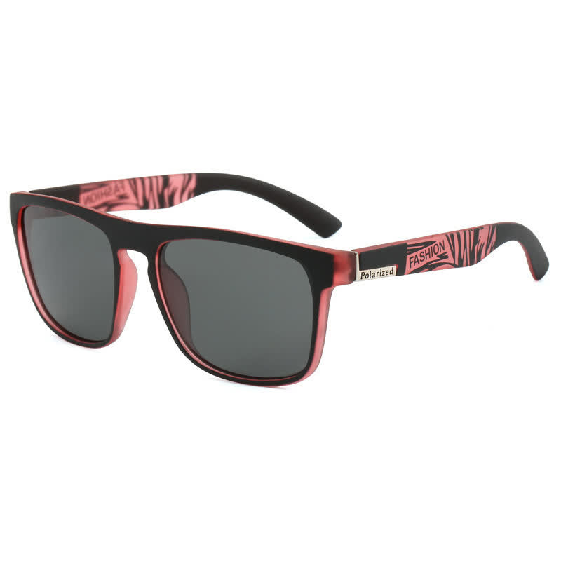 Simple Polarized Square Frame Trendy Sunglasses for Outdoor Activities