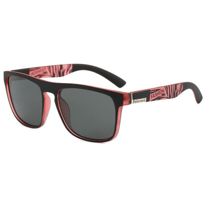 Simple Polarized Square Frame Trendy Sunglasses for Outdoor Activities