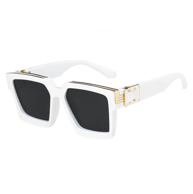 Square Frames Hipster Oversized Sunglasses