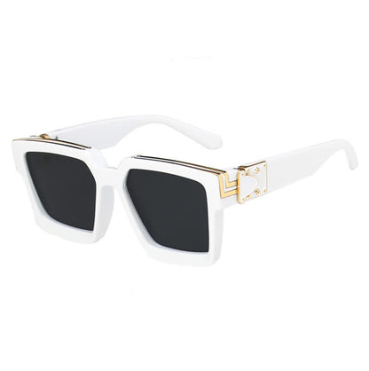 Square Frames Hipster Oversized Sunglasses