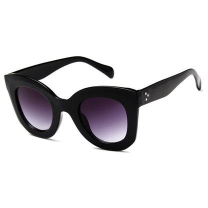 Vintage Square Frame Oversized Sunglasses