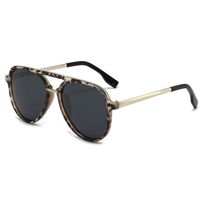 Double Bridges Polarized Aviator Sunglasses
