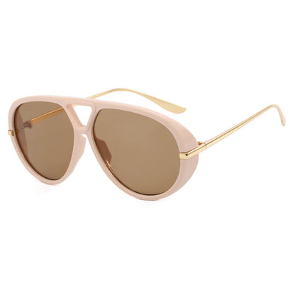 Fashion Double Bridges Aviator Sunglasses