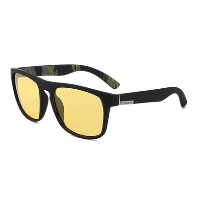 Simple Polarized Square Frame Trendy Sunglasses for Outdoor Activities