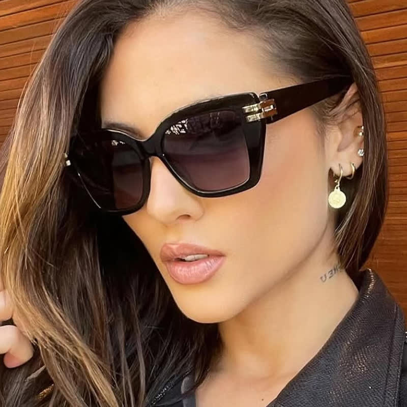 Square Frames Oversized Classic Sunglasses