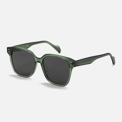 Hipster Unisex Square Frame Polarized Sunglasses