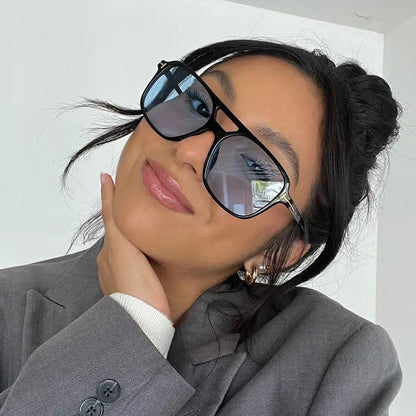 Double Bridges Retro-Vintage Aviator Sunglasses