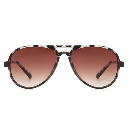Unsiex Double Bridges Retro Classic Aviator Sunglasses