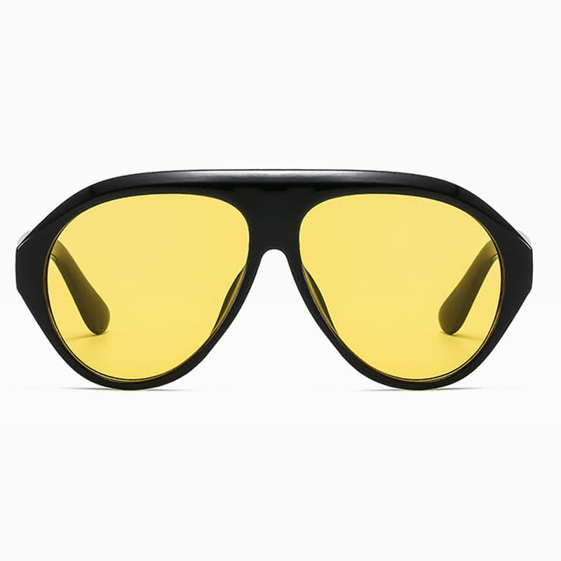 Hipster Oversized Frame Aviator Sunglasses