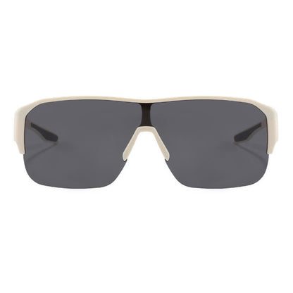 Fit Over Glasses Semi-Rimless Polarized Sunglasses for Sports&Driving