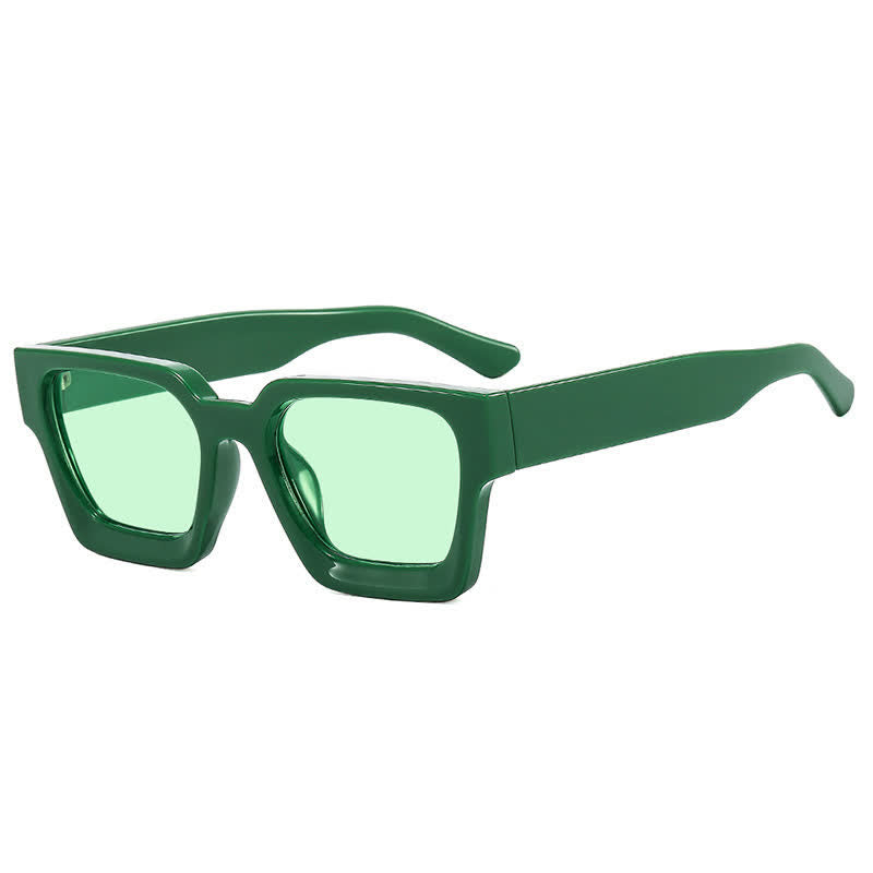 Square Frame Tinted Sunglasses