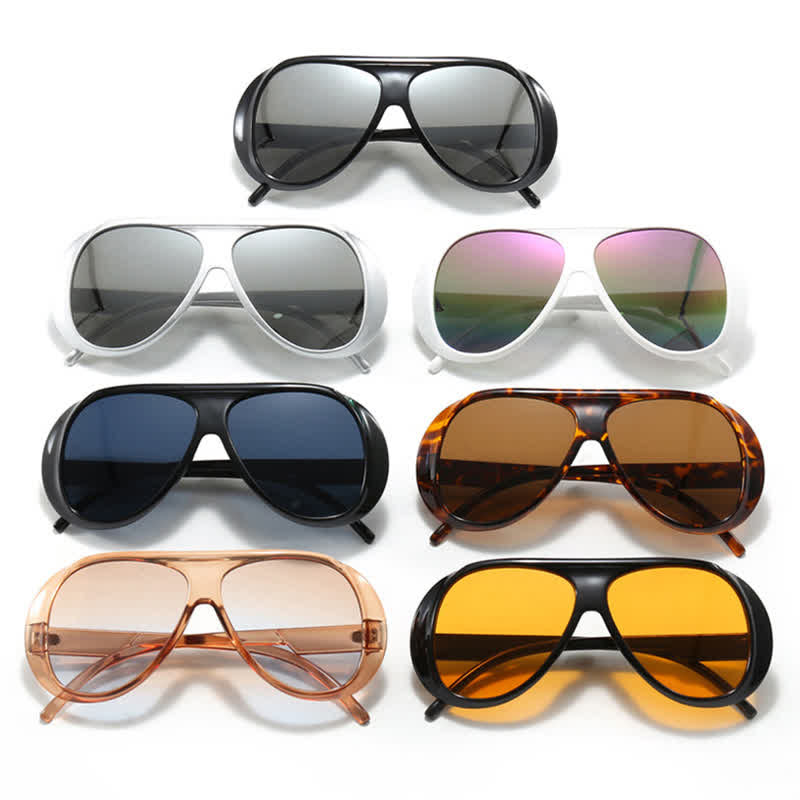 Classic Oversized Fashion Aviator Sunglasses
