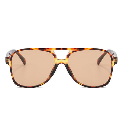 Double Bridges Fashion Aviator Sunglasses