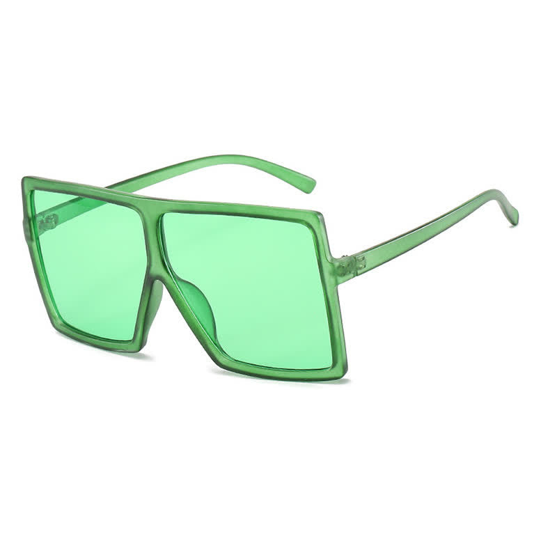 Square Oversized Frame Fashion Sunglasses