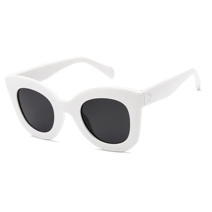 Vintage Square Frame Oversized Sunglasses