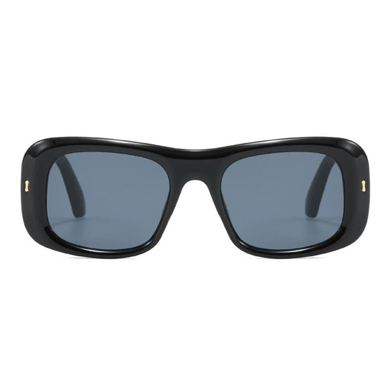 Arrow Decor Square Frame Thick Sunglasses