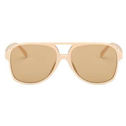 Double Bridges Fashion Aviator Sunglasses