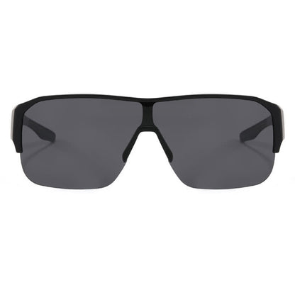 Fit Over Glasses Semi-Rimless Polarized Sunglasses for Sports&Driving