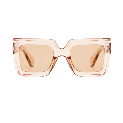 Oversized Square Frame Fashion Thick Sunglasses