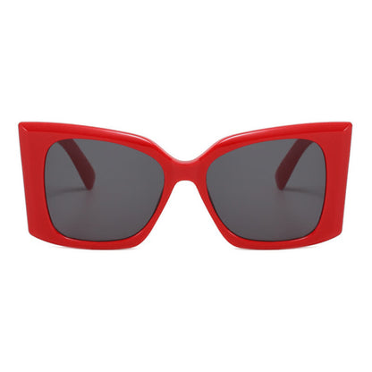 Fashion Square Frame Oversized Thick Sunglasses