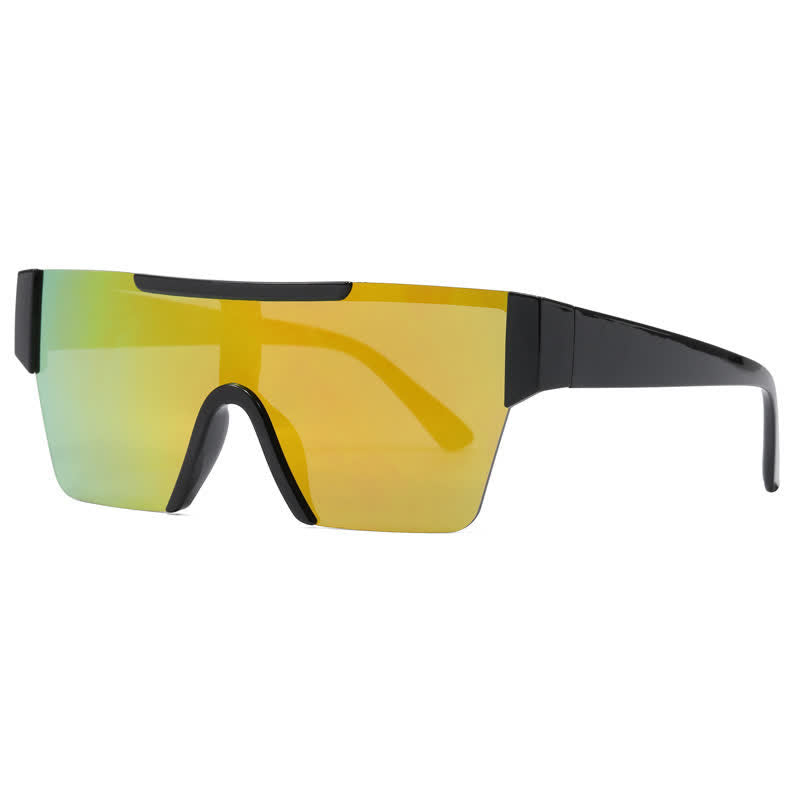 Unisex One-piece Frame Sports Sunglasses