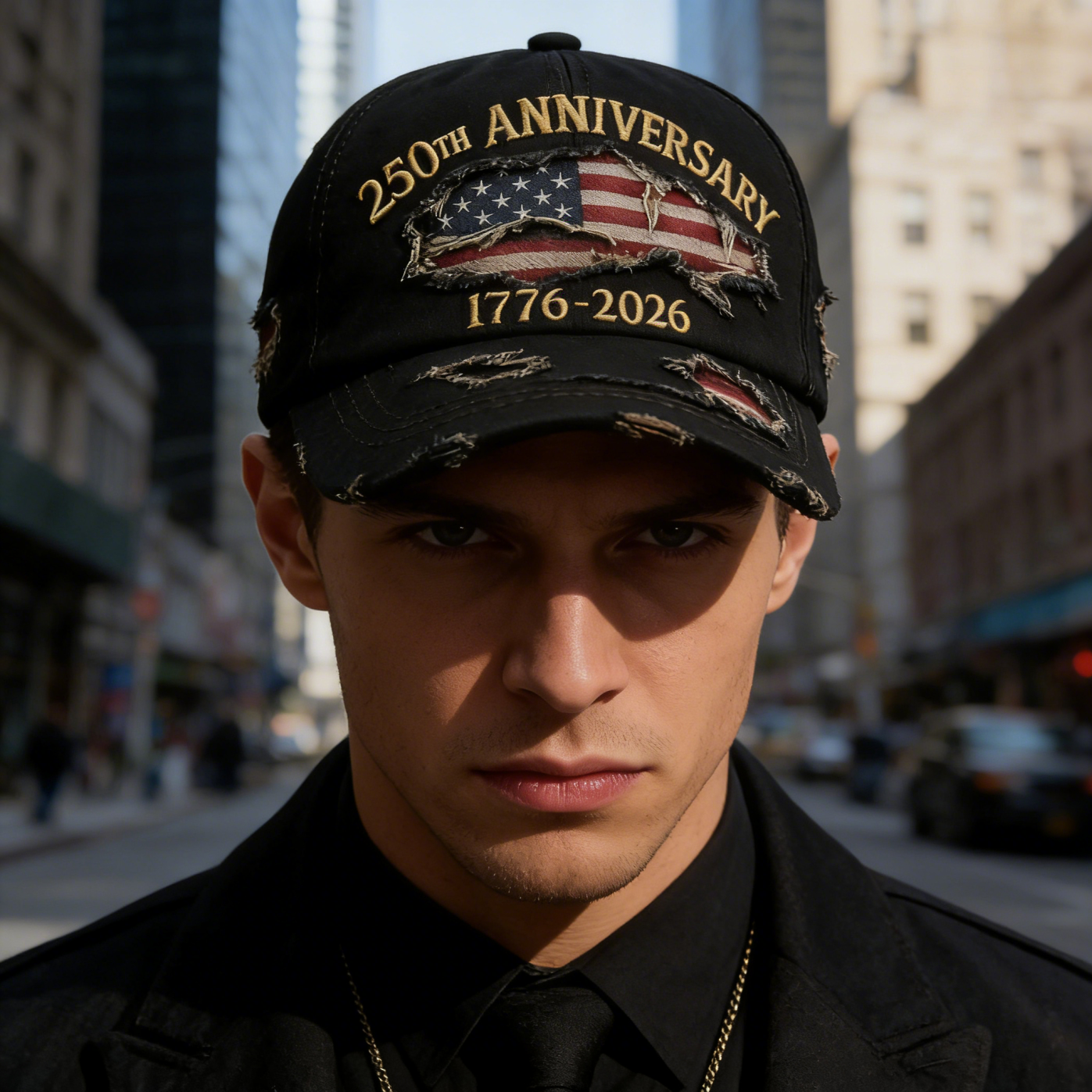 Vintage Distressed 250th Anniversary Cap – Wear Your American Pride
