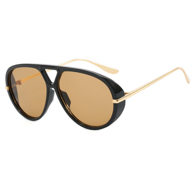 Fashion Double Bridges Aviator Sunglasses