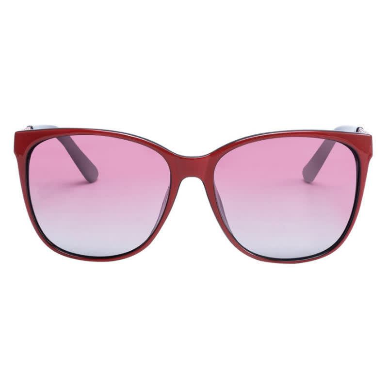 Cat-Eye Frame Hipster Polarized Sunglasses