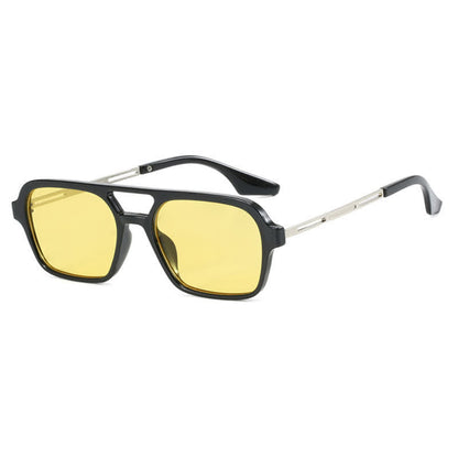 Double Bridges Retro Aviator Sunglasses