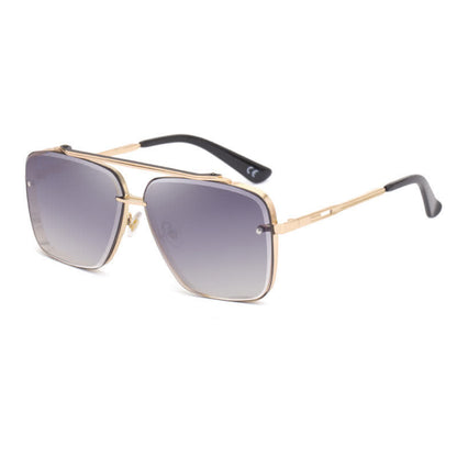 Double Bridges Unisex Aviator Sunglasses