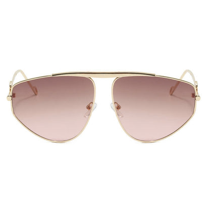 Hollow-out Irregular Aviator Sunglasses