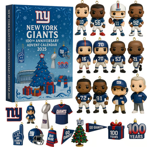 New York Giants 100th Anniversary Advent Calendar 2025