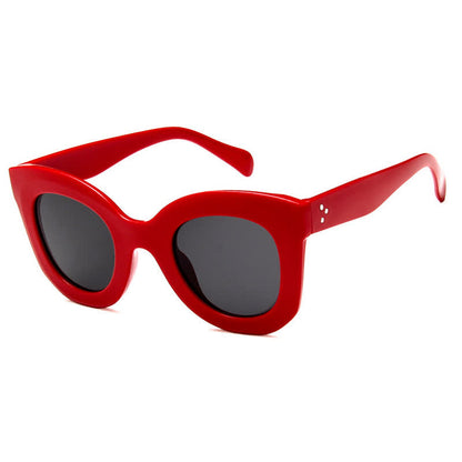 Vintage Square Frame Oversized Sunglasses