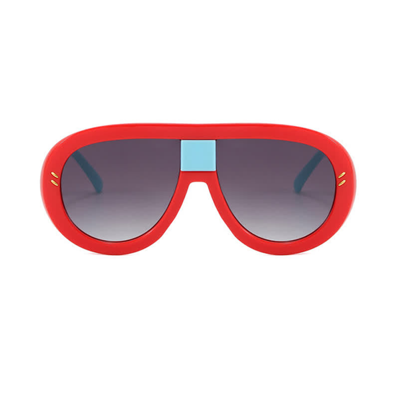 Oversized Fashion Aviator Sunglasses