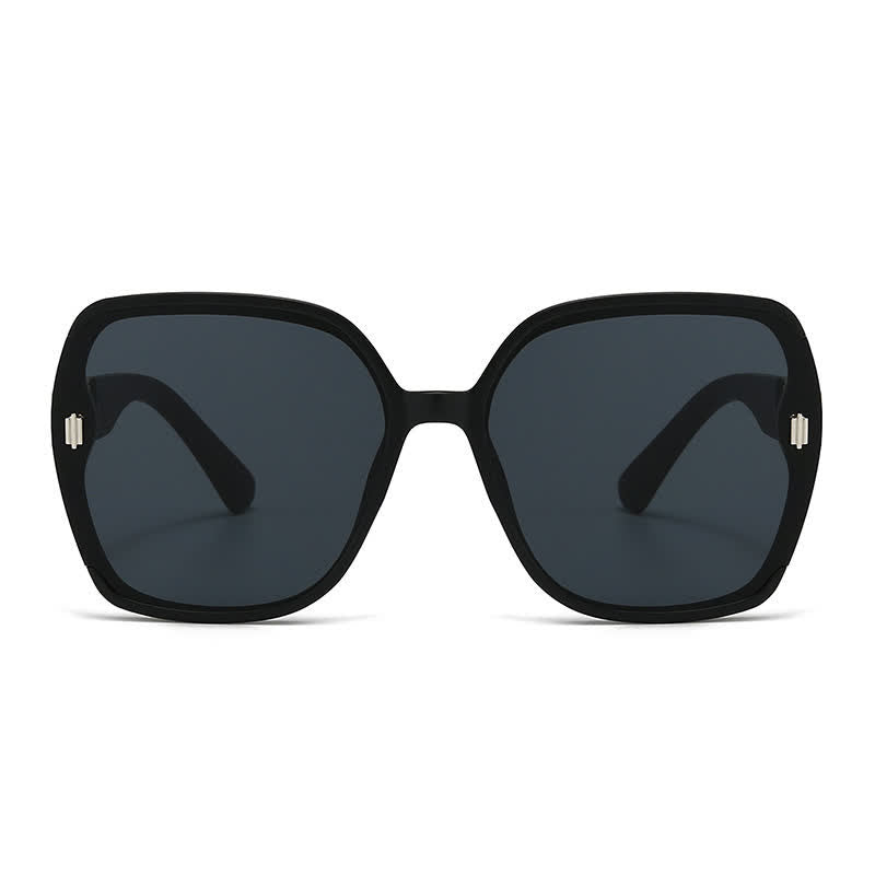 Fashion Square Hollow-out Oversized Sunglasses