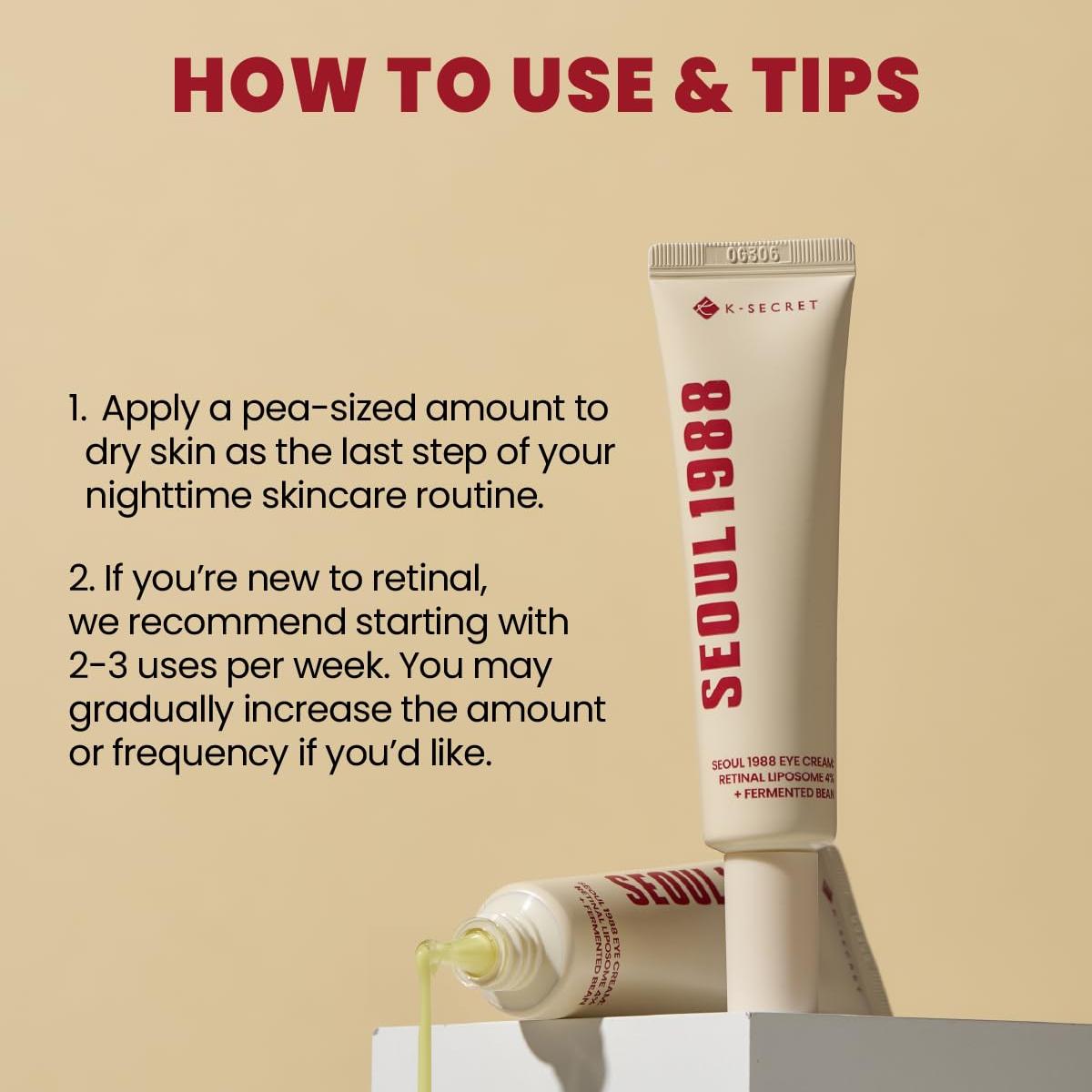 SEOUL 1988 Retinal Eye Cream | Korean Skincare
