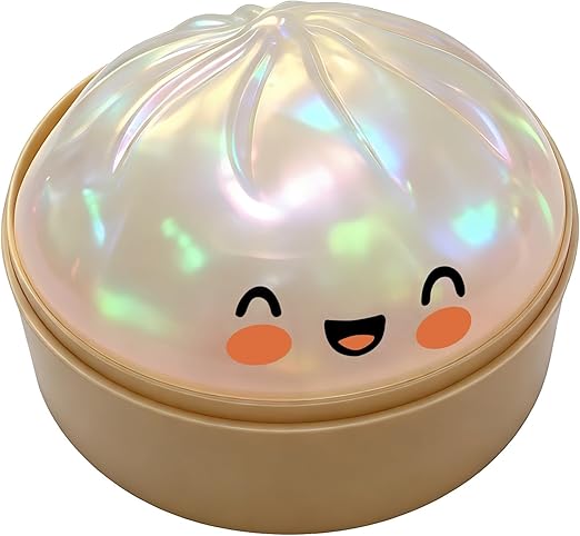 Glitter Dumpling Squishy Toy – Soft Stress Relief Fidget Toy