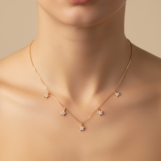 Five Star Chain Pendant