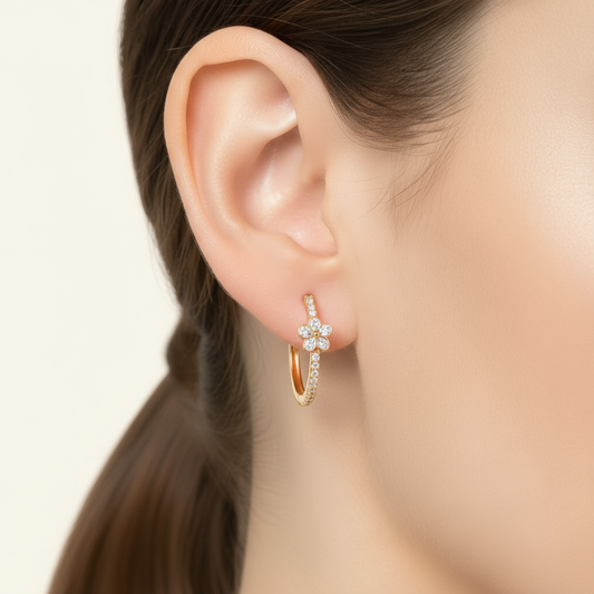 Flower Hoops