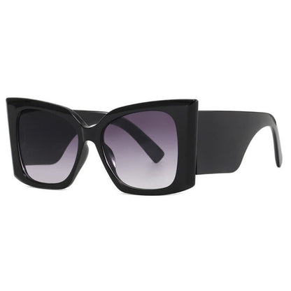 Fashion Square Frame Oversized Thick Sunglasses
