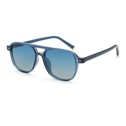 Double Bridges Polarized Aviator Sunglasses