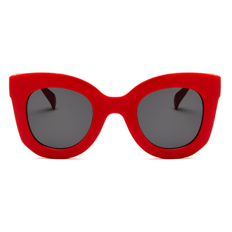 Vintage Square Frame Oversized Sunglasses
