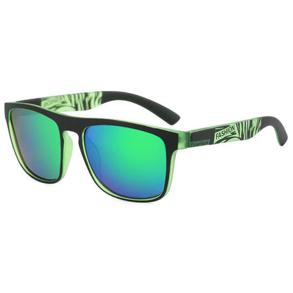 Simple Polarized Square Frame Trendy Sunglasses for Outdoor Activities