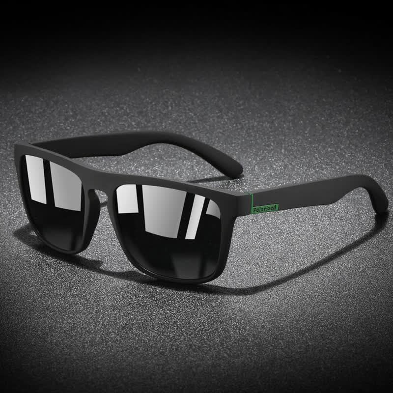 Simple Polarized Square Frame Trendy Sunglasses for Outdoor Activities